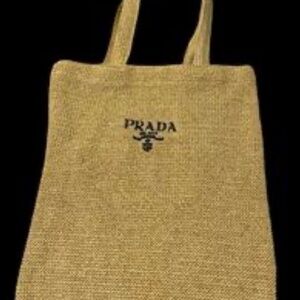 PRADA GWP RAFFIA TOTE *NEW IN BOX*